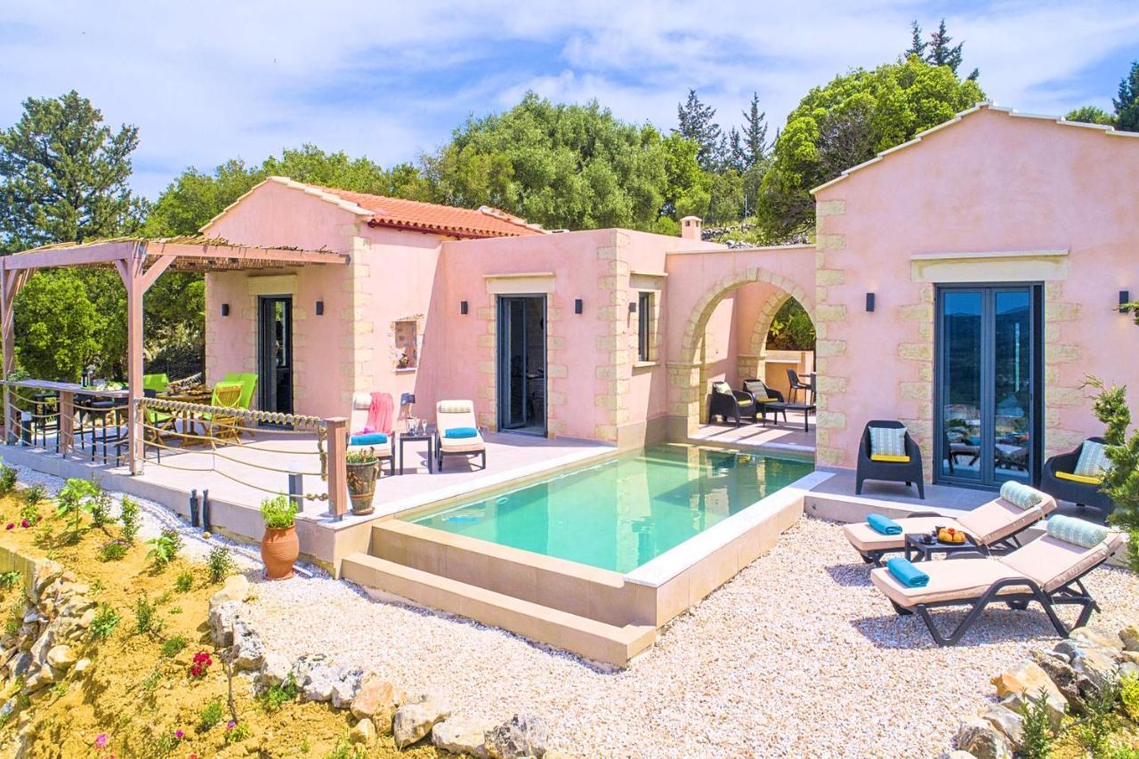 Villa Vardis Heated Pool Vryses Exterior foto
