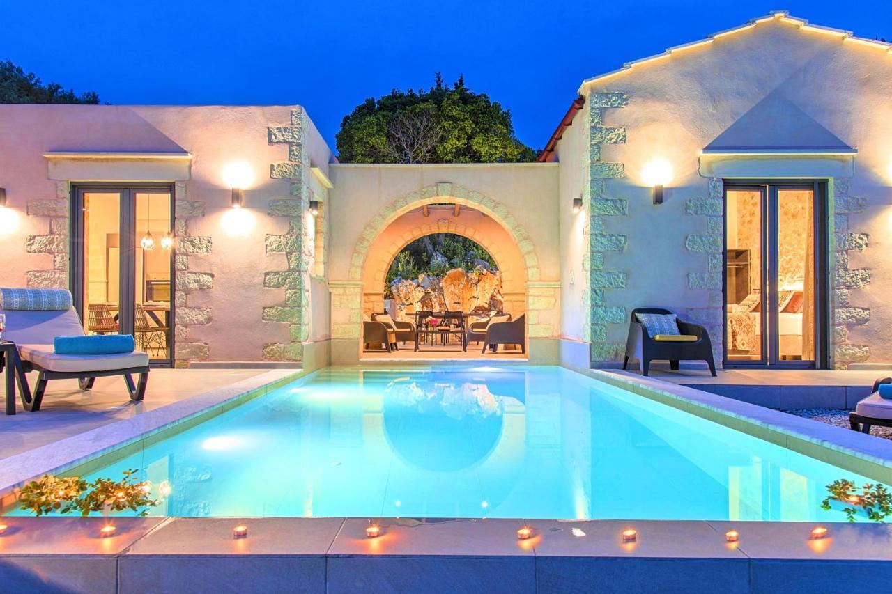 Villa Vardis Heated Pool Vryses Exterior foto