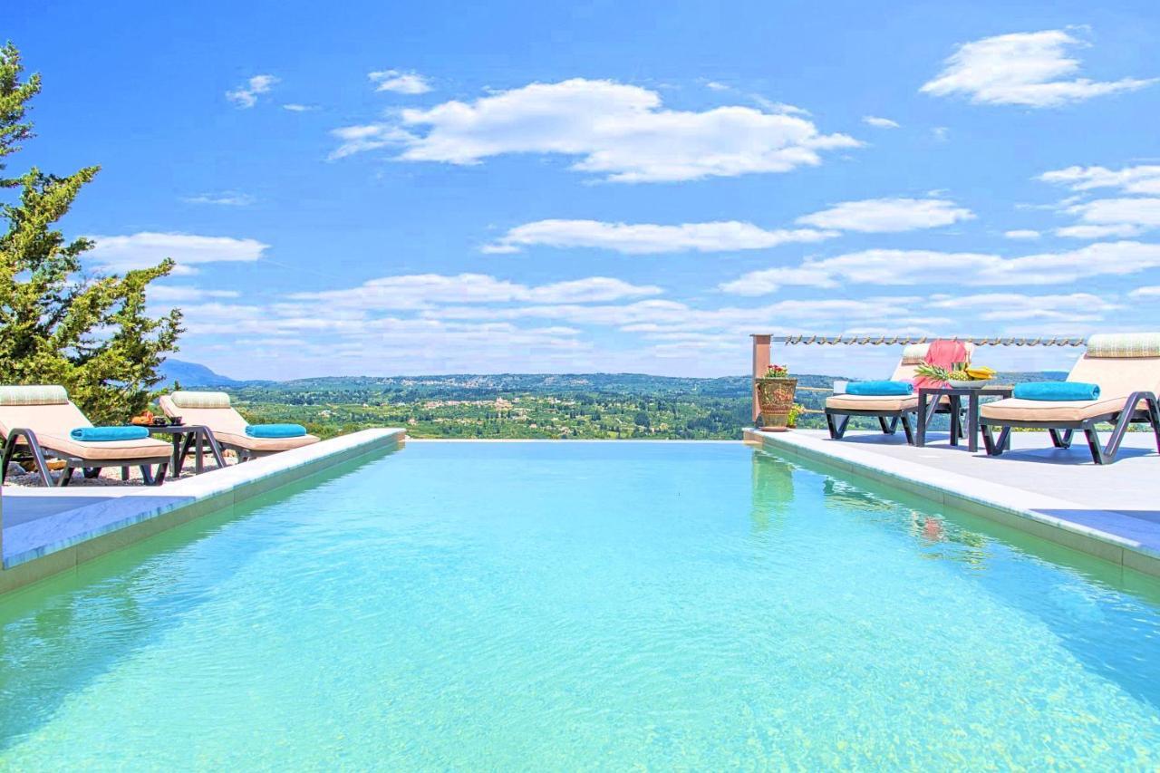 Villa Vardis Heated Pool Vryses Exterior foto