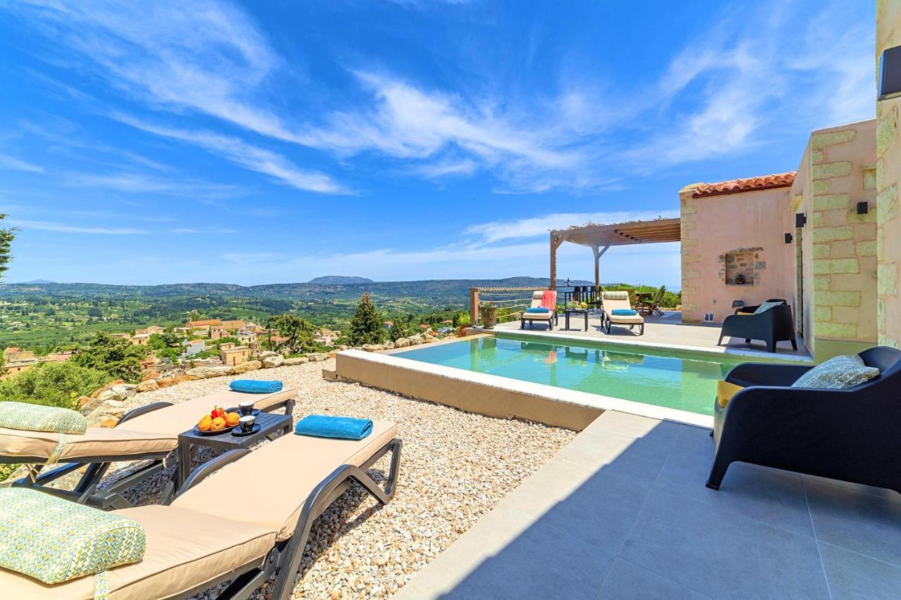 Villa Vardis Heated Pool Vryses Exterior foto