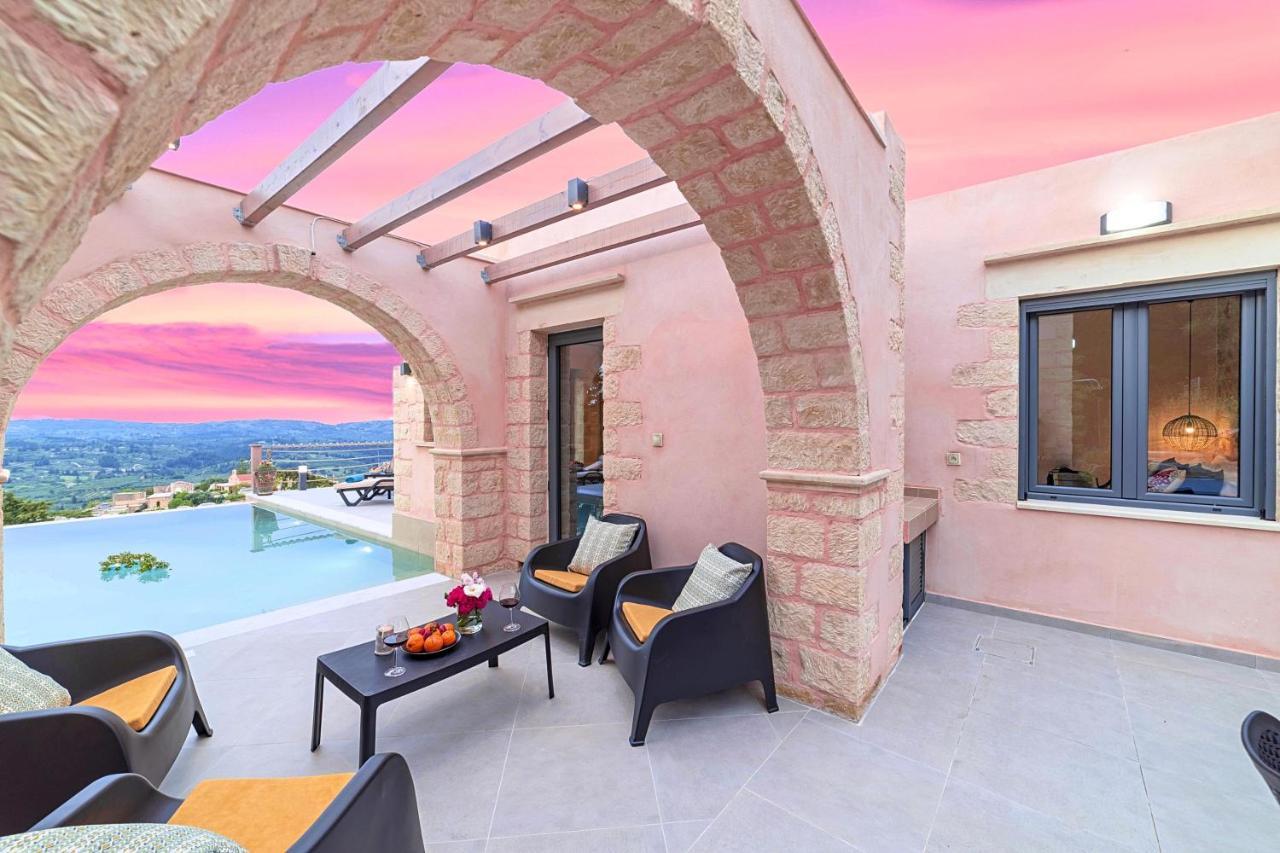 Villa Vardis Heated Pool Vryses Exterior foto